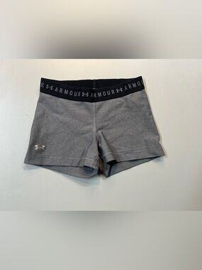 Under Armour HeatGear Compression Shorts Gray Womens SM/P/CH